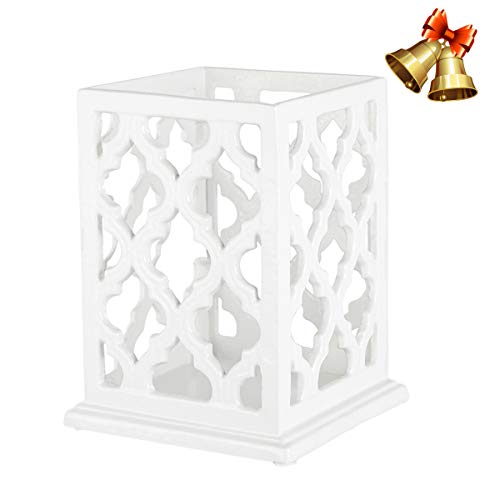 Vintage Decorative Kitchen Utensil Holder Cooking Utensil Organizer Perfect Gift for Cooking, White