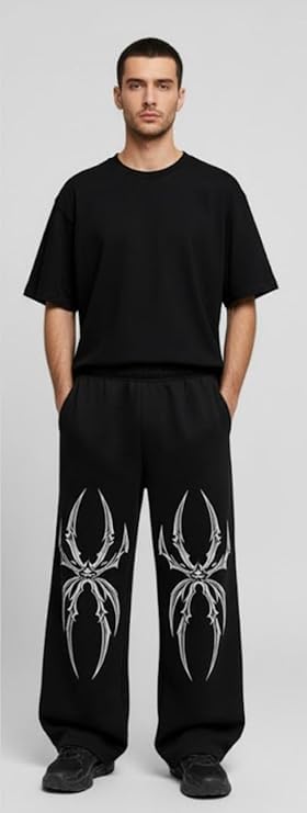 Image of Trackpants for Men Stylish Gym Trackpant for Man Joggers for Men Sweatpants Printed Track Pant