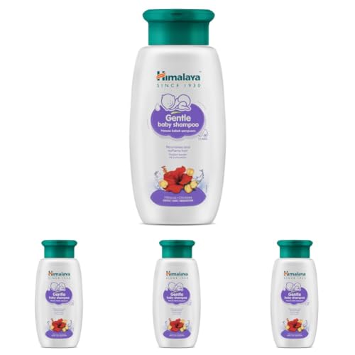 Image of Himalaya Gentle Baby Shampoo 400ml with Hibiscus, Chickpea | No Tears | pH 5.5 | No.1 Doctor Recommended Brand | Cleanses, Softens & Nourishes hair | Safe for Newborns | Hypoallergenic (Pack of 4)