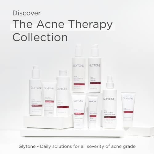 Glytone Acne Treatment Spray For Back & Chest - 2% Salicylic Acid - For Body Acne - Quick Dry, Upside Down Pump - Fragrance-Free - 8 Fl. Oz. #TOP5