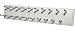 Easy Track Ra1200 Sliding Tie Rack, 20 Hook, White