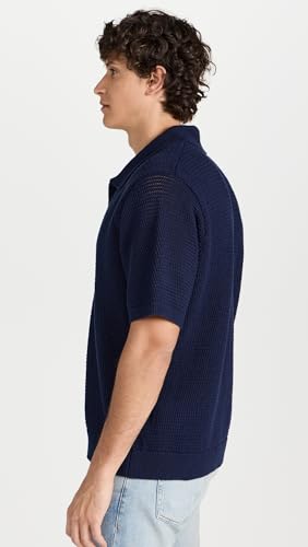 FRAME Men's Short Sleeve Sweater Polo4
