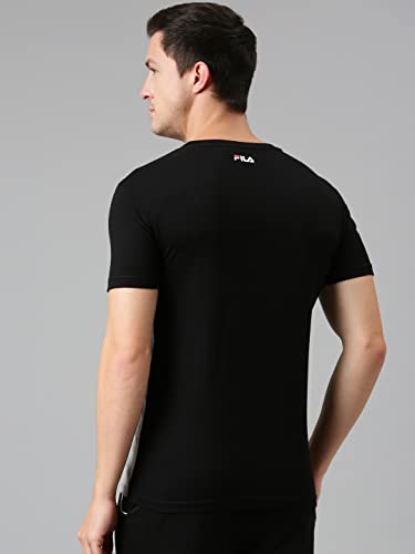 Image of FILA Men's Solid Straight T-Shirt