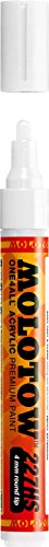 Molotow ONE4ALL Acrylic Paint Marker 4mm Signal White 1 Each (227.211)