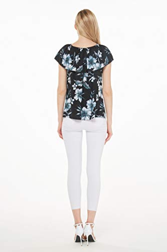 Image of Hawaii Hangover Family Matching Hawaiian Clothes, Midnight Bloom | Family matching Hawaiian outfits, Midnight Bloom, lightweight rayon, machine washable, tropical floral print, luaus, cruises