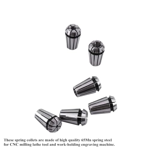 MLMLH ER11 Spring Collet Set - 15Pcs High Precision Collets Chuck for CNC Workholding Engraving Machine & Milling Lathe Tool