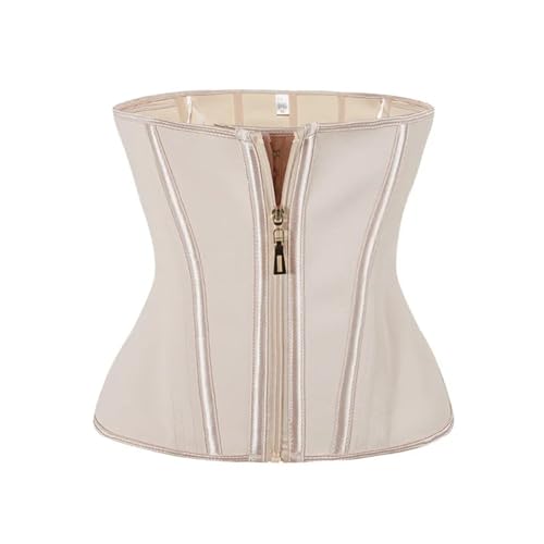 Ceinture amincir la taille gaine latex beige S pour entraînement de fitness et sport