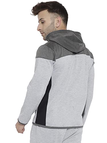 Image of CHKOKKO Men Winter Sports Gym Track Zipper Stylish Jacket Maroon 3XL