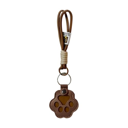 Llavero de pelo de perro – Colgante de pata para guardar el pelo como recuerdo | Charm de piel sintética recargable como bonito recuerdo para los amantes de los animales en bolsos de viaje cotidia