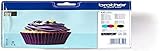 Value Pack mit 4 Original Brother Tintenpatronen: LC-123BK (Schwarz), LC-123C (Cyan), LC-123M (Magenta), LC-123Y (Gelb)