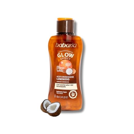 Babaria - Aceite Corporal Autobronceador Cocunat | Autobronceador Corporal Formato Viaje 100ml | Aceite Bronceador Con Hidratación | Coconut Bronceador Natural