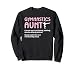 Gymnastics Aunt Definition Gymnast Aunt Gymnastics Auntie Sweatshirt