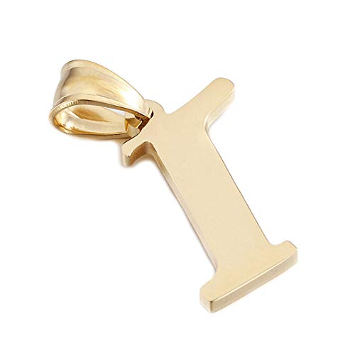Kalapure Initial Charms Gold Initial Pendant 14k Gold Letter Charm Name Pendant for Women and Men