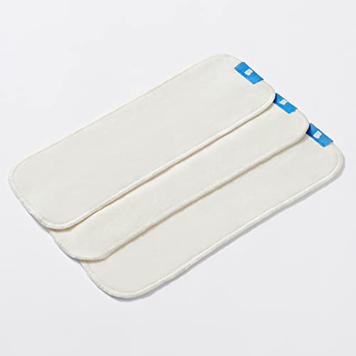 Bambino Mio, Booster Lavable Révolutionnaire, Mini Boost, Lot de 3 boosters ultra doux pour couches lavables, haute absorption