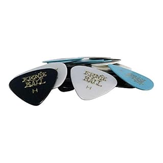 Ernie Ball Lot de 24 médiators lourds en cellulose, assortiment de couleurs - Les Beatles, Paul McCartney, John Lennon, RIngo Starr, George Harrison