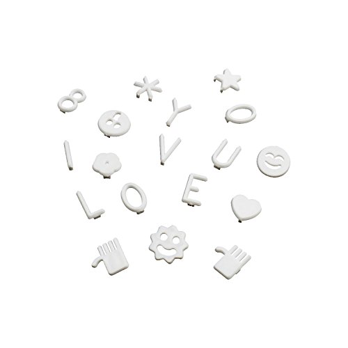 Hongfa White Plastic Letter Set For Changeable Felt Letter Boards. 3/4 Letters, Set Of 510 Characters By Felt Like Sharing. #TOP1
