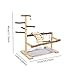 Leefasy Bird Playground,Birdcage Playstand, Pet Bird Perch Stand, Parrot Play Gym Parakeet Cage Decor Budgie Perch Stand for Parakeets Lovebirds Conure