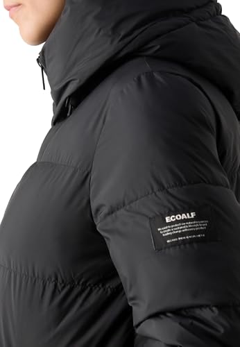 Ecoalf Para Mujer. MCWGAJKMANLI0987W25-319 Abrigo Manlie Negro (M), Casual, PoliéSter Reciclado, Sostenible - 3