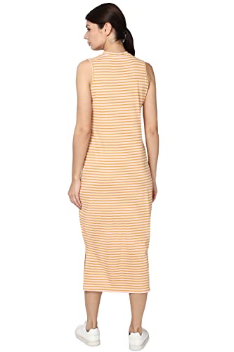 Image of Van Heusen Mirako Women's Cotton Sheath Knee-Length Casual Dress