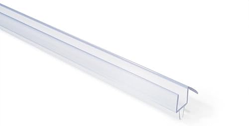 CRL Toallitas de fondo transparente coextruidas con riel de goteo para vidrio de 12" - 31 pulgadas de largo