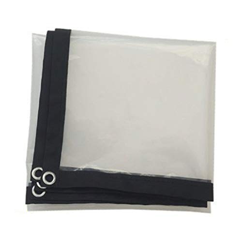 Lona impermeable transparente espesar con ojales metálicos OKUOKA 2