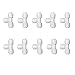 YZM Quick Connect fittings RO Water Filters (10, Tee 3/8" Tube OD)