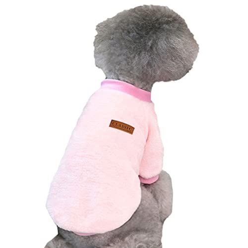 Image of Dog Sweaters for Small Dogs, Soft Fleece Puppy Clothes, Warm Winter Coat
