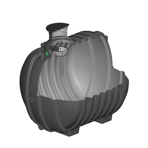 FLORANTIA Regenwasser Zisterne 10000 Liter Erdtank Aqua-Rondo Kunststoff [ Ausbaupaket passend für Ihre Anwendung frei wählbar ]