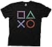 Ripple Junction PlayStation Vintage Icon Adult T-Shirt Medium Black