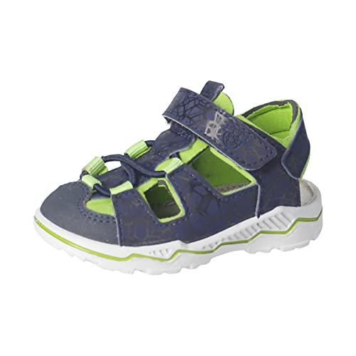 PEPINO Ricosta Jungen Sandalen Gery,Kinderschuhe,WMS:Mittel,Outdoorsandalen,Halbschuhe,Klettverschluss,Kids,Nautic/Acido (190),27 EU Cover
