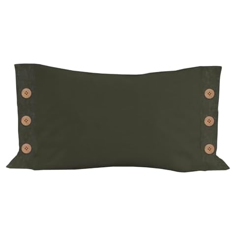 Coussin Lino Kaki Soleil d'ocre Cover