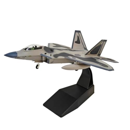 Avión de combate F-22 Raptor modelo estático de metal el regalo ideal para aficionados militares