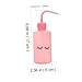 DOITOOL 3pcs Squeeze Wash Bottles 250ml with Bent Nozzle Pink Blue Eyelash Cleaning Bottles for Tattooing, Indoor Gardening, and Beauty Care