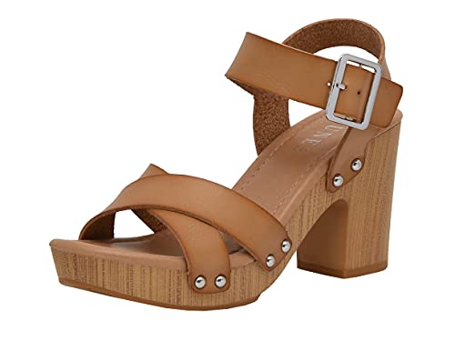Dunes Women's Sayer Faux Wood Sandal +Comfort Foam & LiteSole Technology2