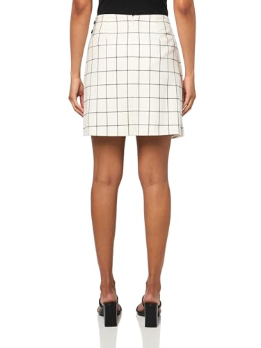 HUGO Women's Big Check Pleated Skirt2