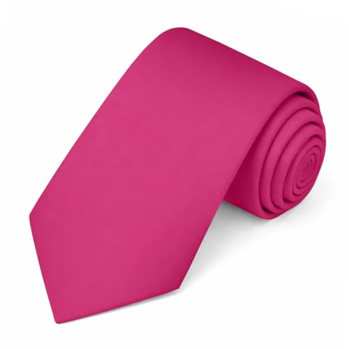 Image of Jacob Alexander Men's Extra Long Solid Color Tie