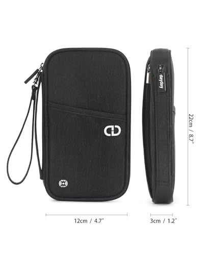 Family Passport Holder Organizer, RFID Blocking Travel Document Case, Lightweight Large Passport Cover Case Waterproof Bag Document Organizer for Women & Men - Image 5