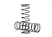 Traxxas 9659 - Schock Springs (2), 85mm, 1.487 Rate