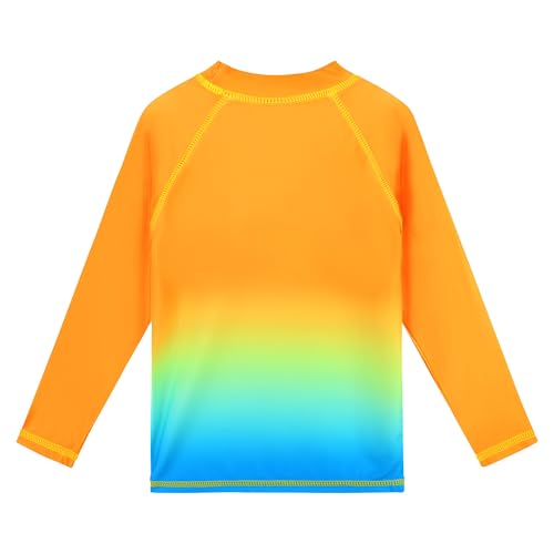 Image of TFJH E Girls & Boys Long Sleeve Rashgurad Swimsuit UPF 50+ Kids Swimwear Sunsuits