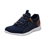 bugatti Herren Bambola Sneaker, Dark Blue/Dark Blue, 44 EU