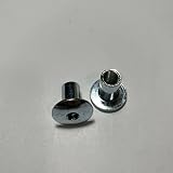 Nut Part # 104864 (2 Packs) Metric Sleeves for IKEA Furniture Hardware Fittings