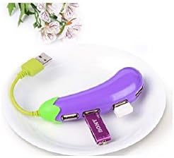 Eggplant USB Hub 4 Ports