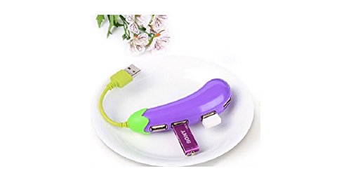 Eggplant Usb Hub 4 Ports #TOP1
