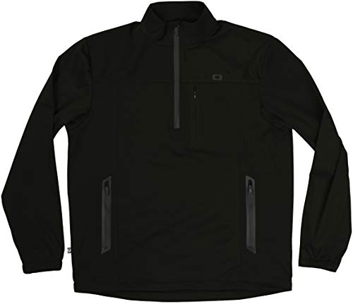 OGIO All Elements Stretch 1/4-zip Jacket, Black, Large