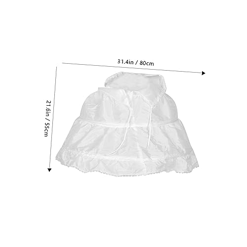 Children's Panniers Non-wired Dress Underskirt Light and Comfortable Tulle Petticoat for Girls2