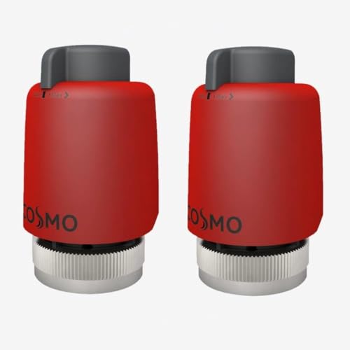 2x COSMO Stellantrieb 230 V IP54 M30×1 5 mm stromlos zu mit manueller Arretierung CTS230N Heizungs-/Klimatechnik
