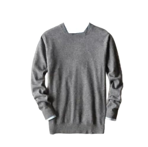 Mens V-Neck Cashmere Cotton Sweater Spring Winter Warm Classic Casual Pullover