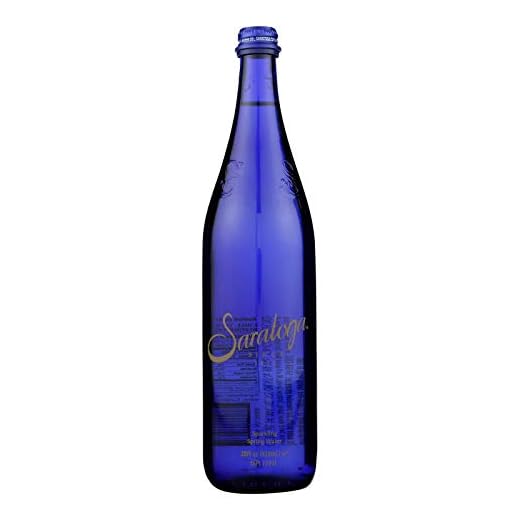 Saratoga Sparkling Spring Water Carbonated, 28 Fl Oz (Pack of 12)