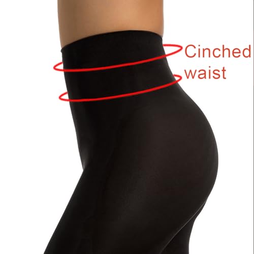 Image of Womens 40 Den Opaque Control Top Tights, High Waist Pantyhose