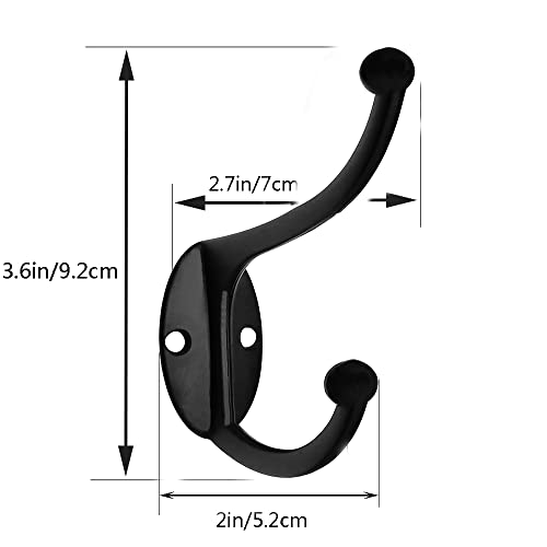 Zeyu 10BDCH Wall Hooks, 10Pcs Coat Hooks Hardware Towel Hooks thumb #1